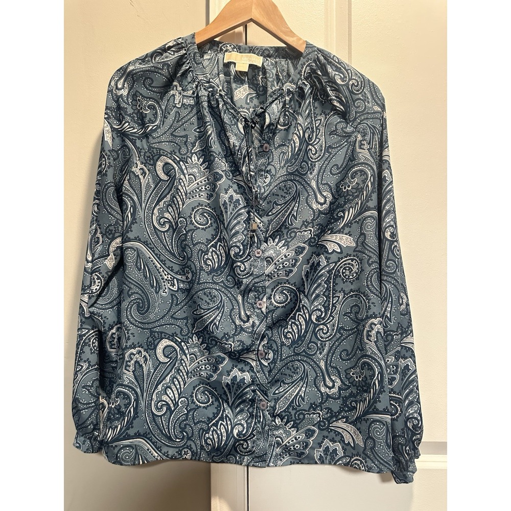 Michael Kors Blue Top Medium